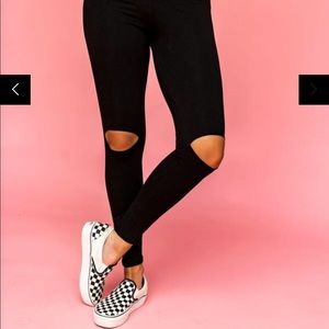 Dressed In LaLa Knee Out Leggings